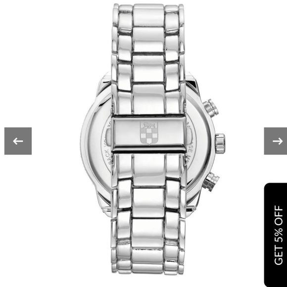 💥HP💥Vince Camuto Silver Steel Men's Watch - Picture 10 of 11